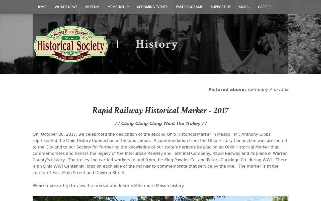 Mason previous residents history research through Mason Historical Society